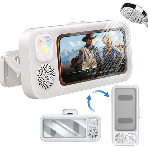 Soporte de Ducha para Móvil con Altavoz IPX6