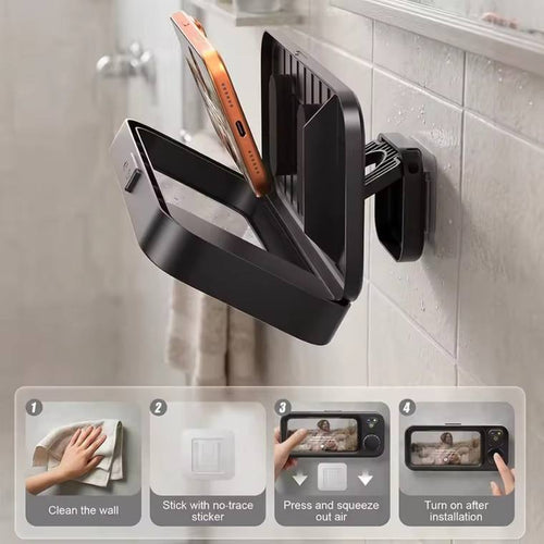 Soporte de Ducha para Móvil con Altavoz IPX6