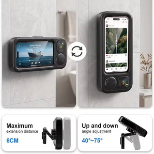 Soporte de Ducha para Móvil con Altavoz IPX6